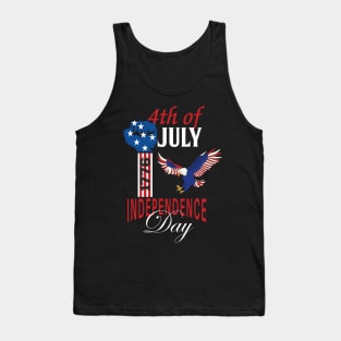 4th of July 1776  American independence day design Tank Top